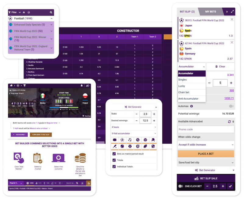 Sports detailed statistics